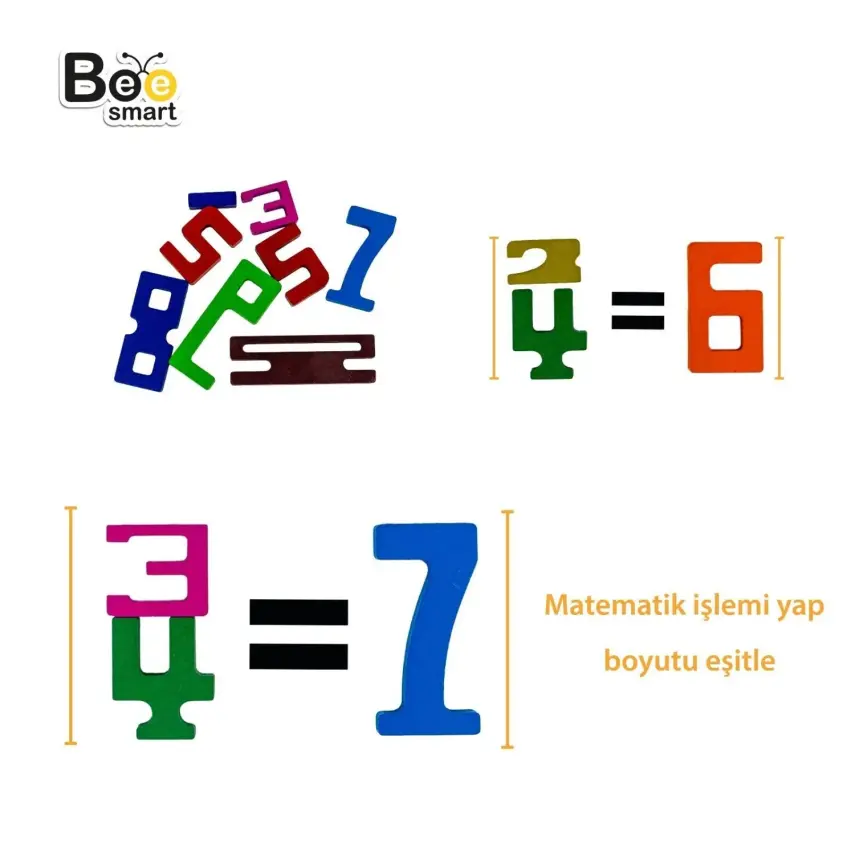 Bee Smart Montessori Sayı Blokları - 4