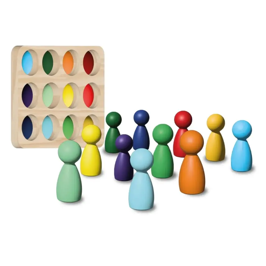 Bee Smart Peg Bebek 12'li İnsan Figürleri - 1