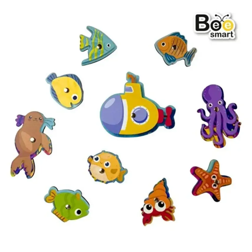 Bee Smart Puzzle Balık Tutma - 4