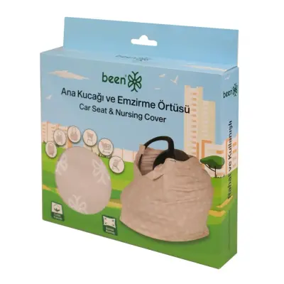 Been Ana Kucağı ve Emzirme Örtüsü Beige - 12