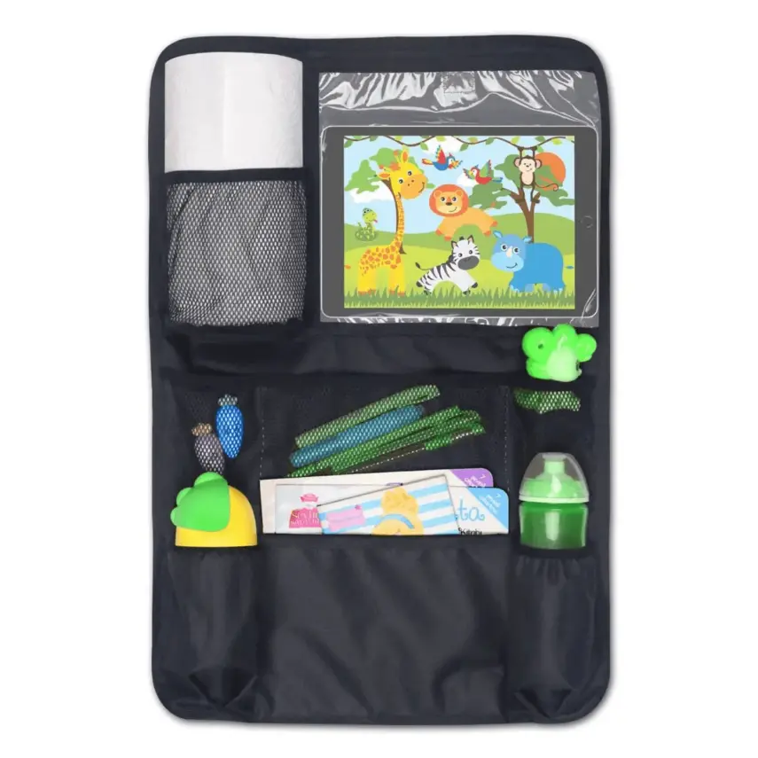 Been Tablet Ve Telefon Tutacaklı Araç Organizeri Siyah - 1