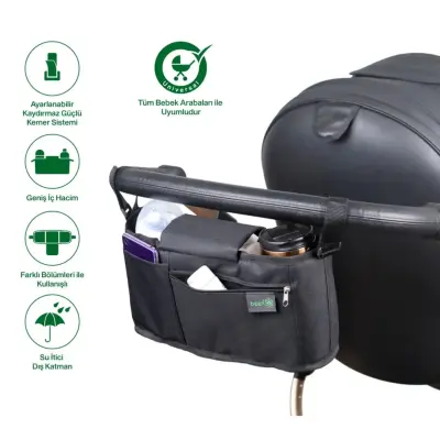 Been Tüm Bebek Arabaları ile Uyumlu Portatif Organizer Çanta