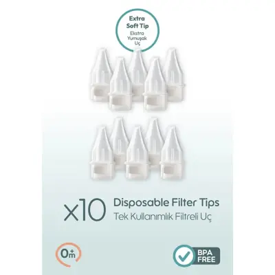 Bemy Baby Nazal Burun Aspiratörü Yedek Filtre (10'lu) - 4