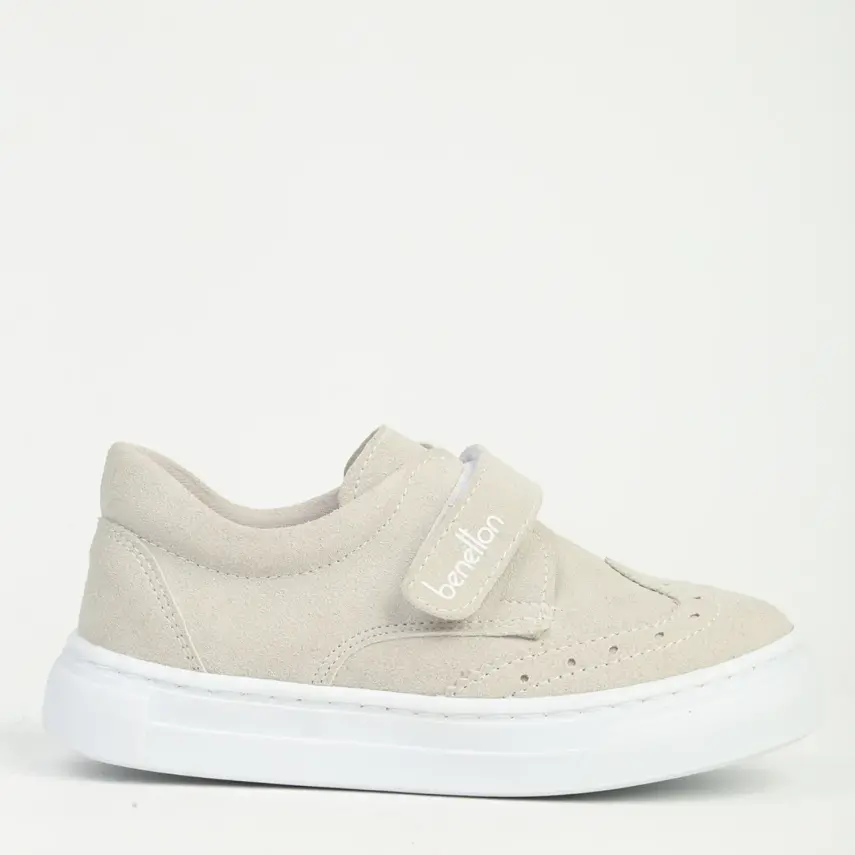 Benetton Ayakkabı Spor Açık Gri - 4