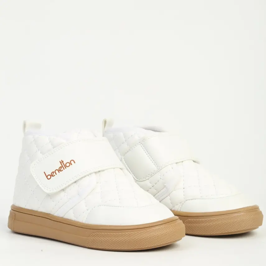Benetton Ayakkabı Spor Beyaz - 4