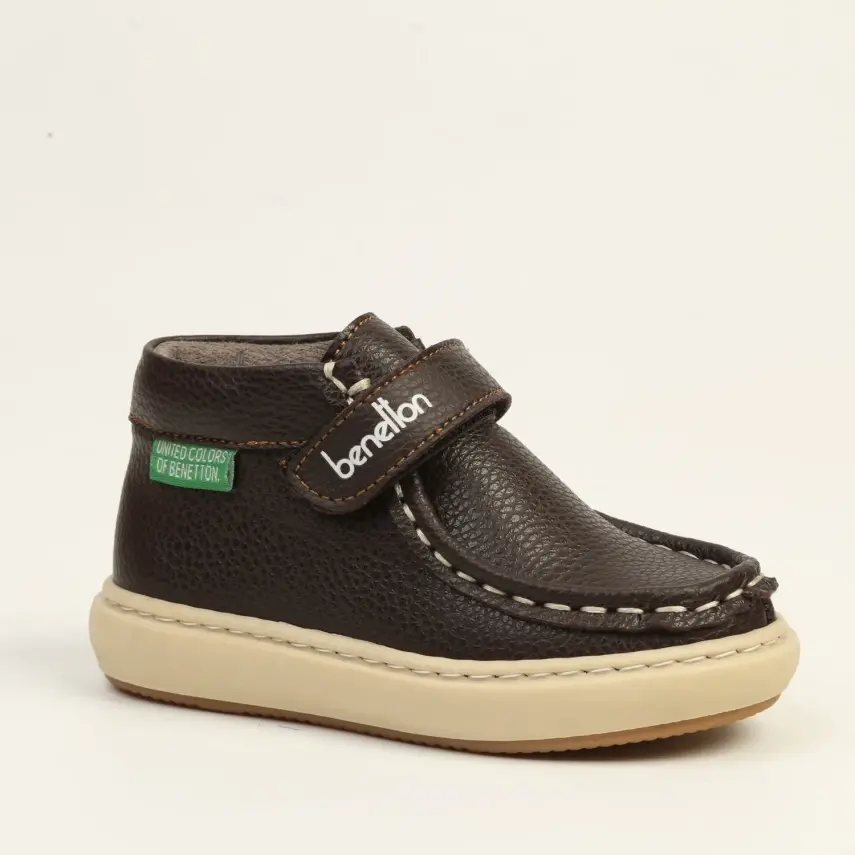 Benetton Ayakkabı Spor Kahverengi Cilt - 1