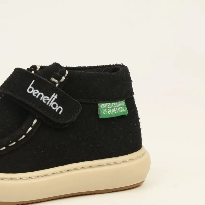Benetton Ayakkabı Spor Siyah Nubuk - 6