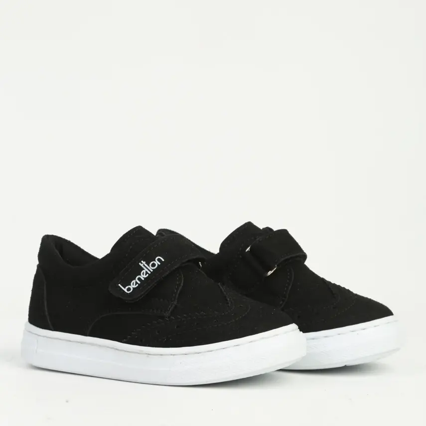 Benetton Ayakkabı Spor Siyah Nubuk - 2