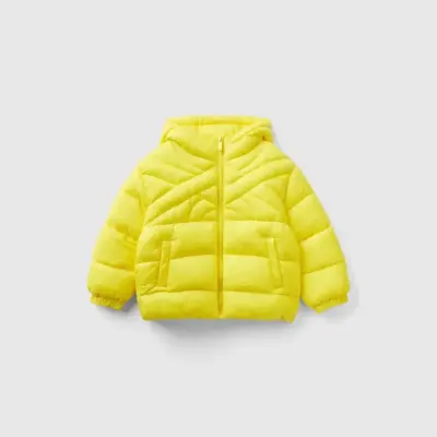 Benetton Çocuk Montu Sarı - 7