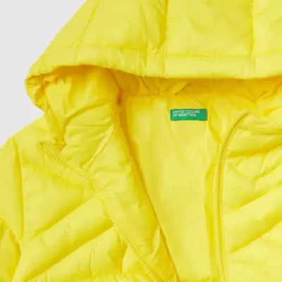 Benetton Çocuk Montu Sarı - 6