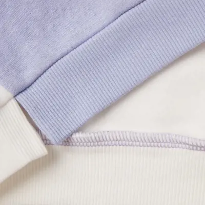 Benetton Çocuk Sweatshirt Bisiklet Yaka Lila - 3