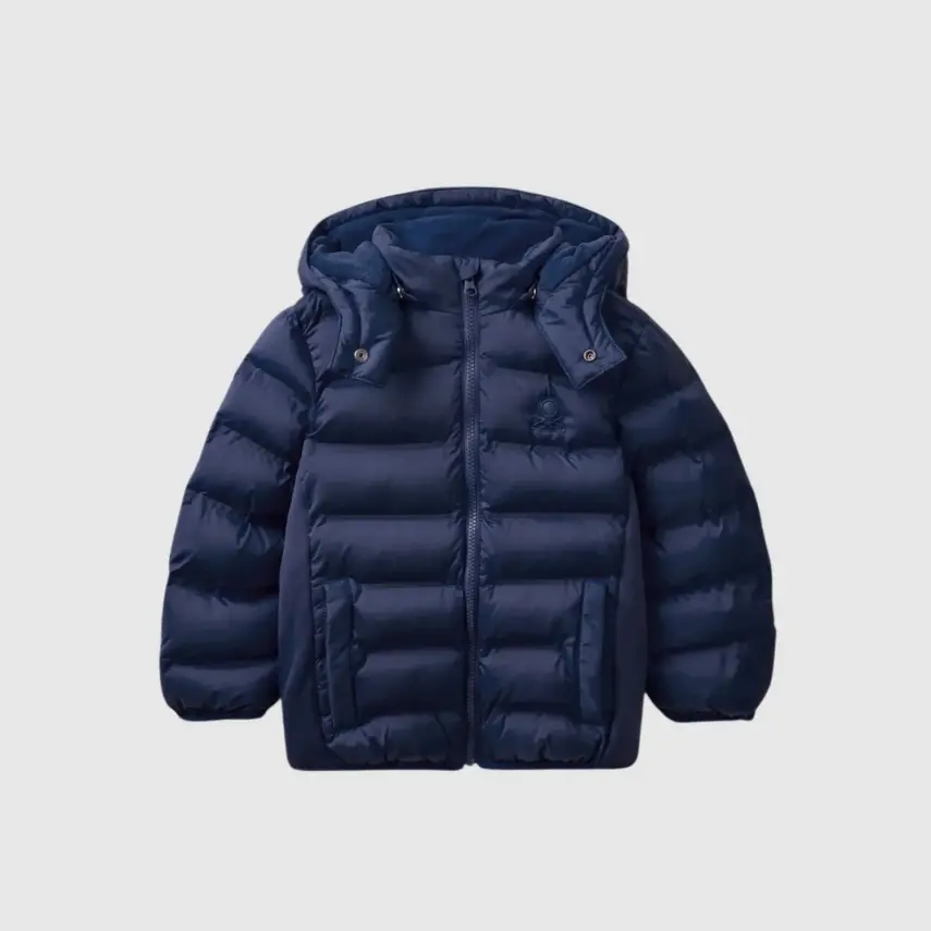 Benetton Erkek Bebek Mont Lacivert - 5