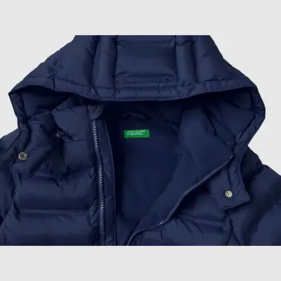 Benetton Erkek Bebek Mont Lacivert - 6