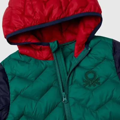 Benetton Erkek Bebek Mont Yeşil - 2