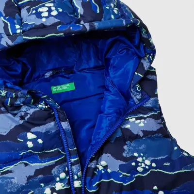 Benetton Erkek Bebek Yelek Kamuflaj - 6