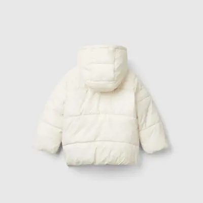 Benetton Kız Bebek Mont Ekru - 3