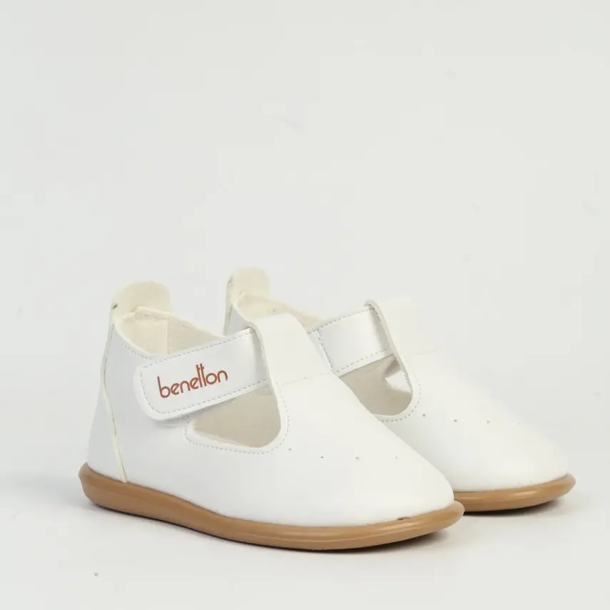 Benetton Kız Bebek Sandalet Beyaz - 2