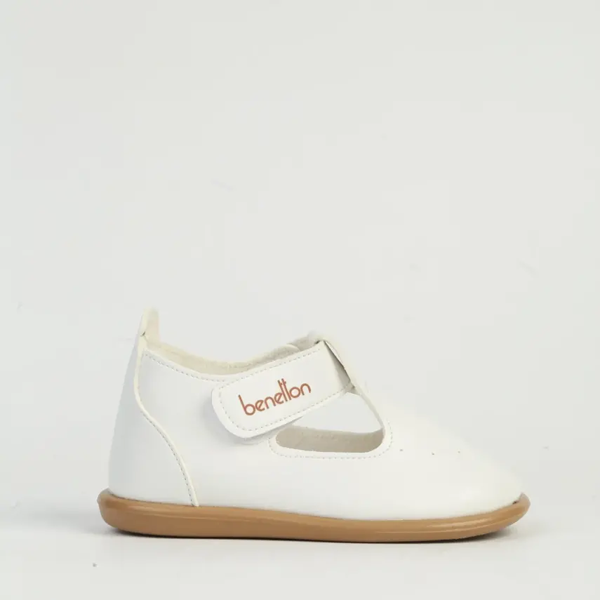 Benetton Kız Bebek Sandalet Beyaz - 1