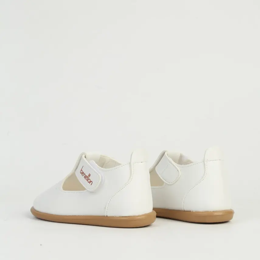 Benetton Kız Bebek Sandalet Beyaz - 3