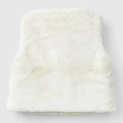 Benetton Kız Bebek Yelek Krem - 5