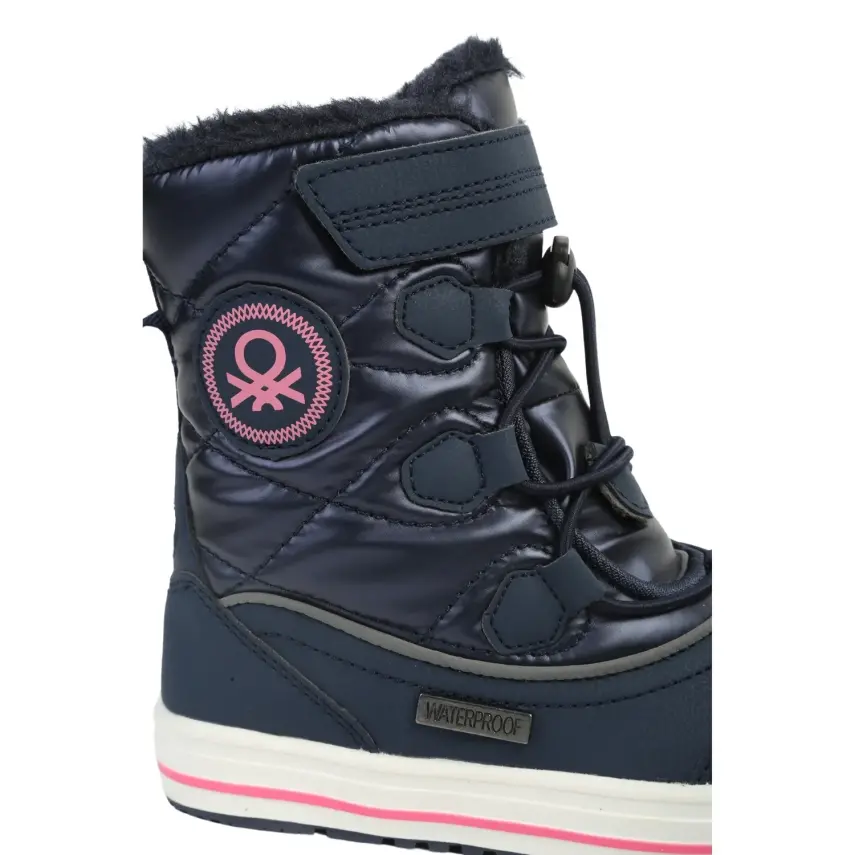 Benetton Kız Çocuk Bot Lacivert  - 5