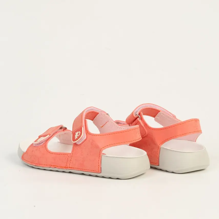 Benetton Kız Çocuk Sandalet Somon - 3