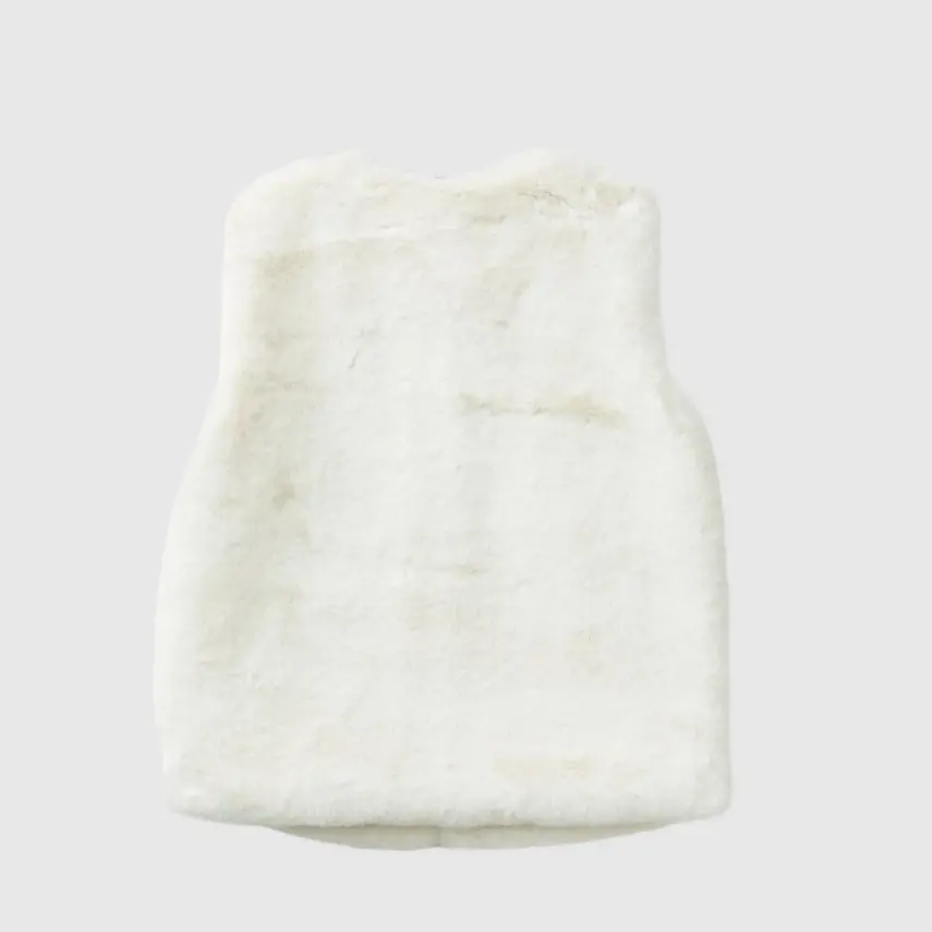 Benetton Kız Çocuk Yelek Krem - 2