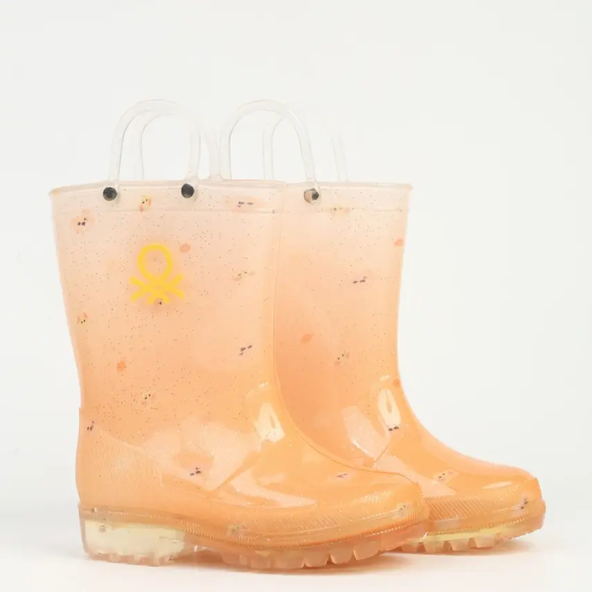 Benetton Su Geçirmez Yağmur Botu Sarı - 3