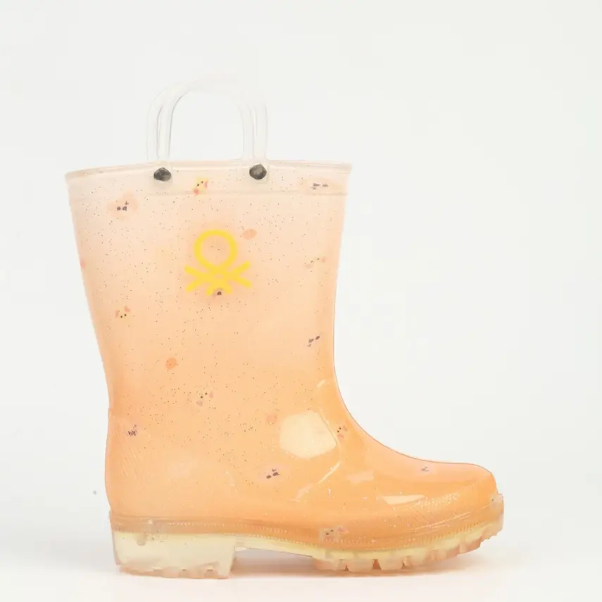 Benetton Su Geçirmez Yağmur Botu Sarı - 1