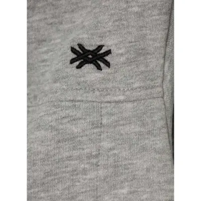 Benetton Sweatshirt Cepli Gri Melanj - 2