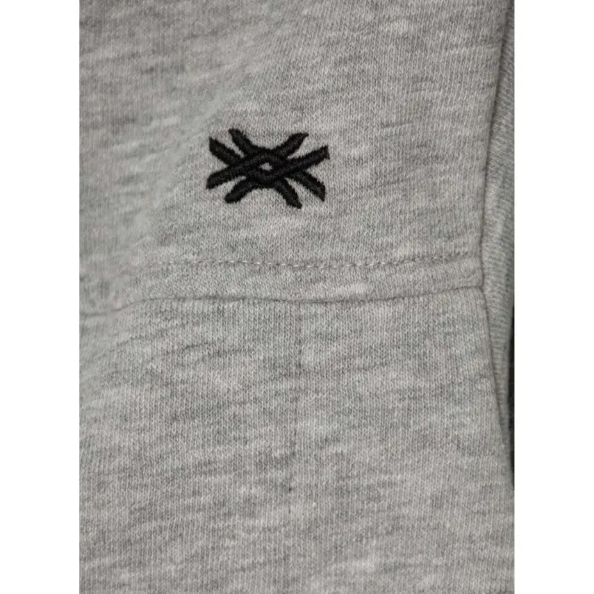 Benetton Sweatshirt Cepli Gri Melanj - 5
