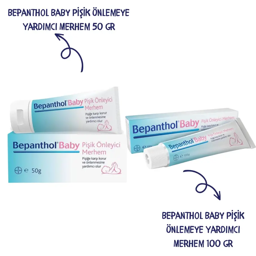 Bepanthol Baby Pişik Önlemeye Yardımcı Merhem 100+50 Gr - 2