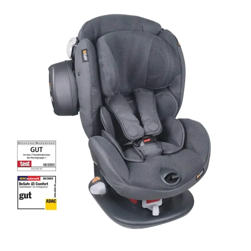 Besafe Izi Comfort X3 ADACLI  Oto Koltuğu 9-18 Kg Anthracite Mesh - 1