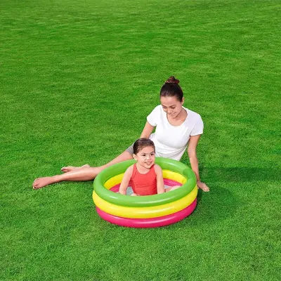 Bestway Havuz 3 Boğum Şişme Taban 70x24 cm - 2