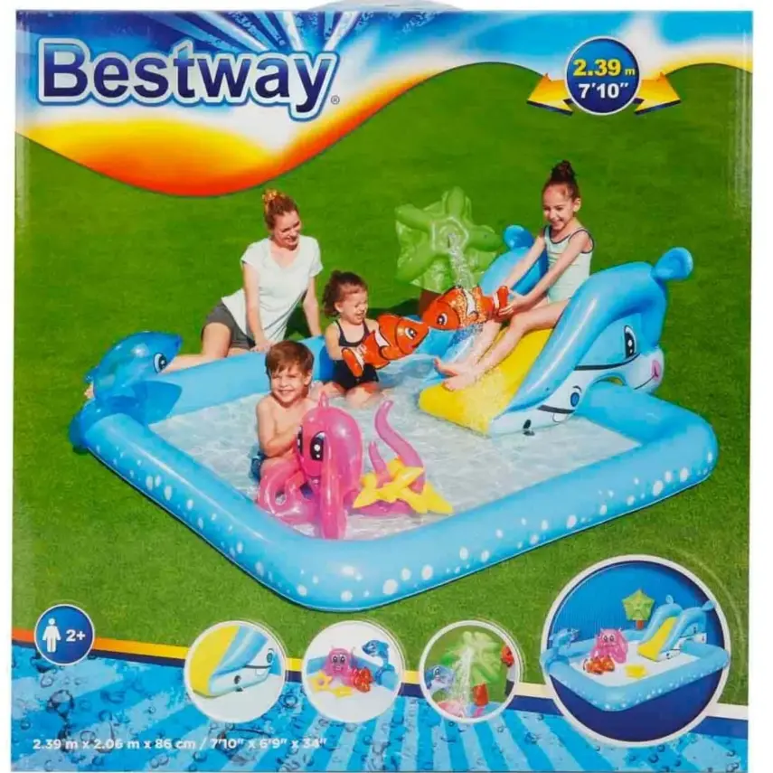 Bestway Şişme Su Kaydırağı 239x206x86 cm - 3