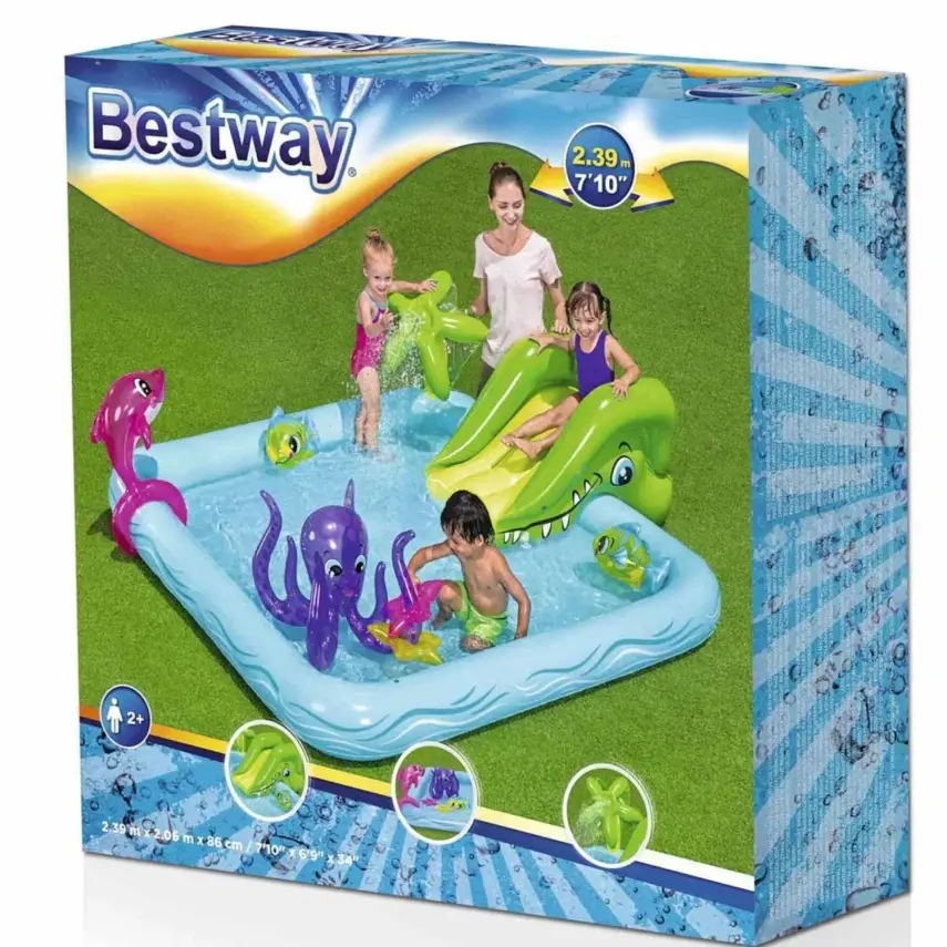 Bestway Şişme Su Kaydırağı 239x206x86 cm - 4