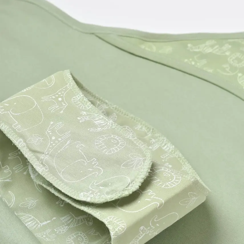 Bibaby Erkek Bel Destekli Kundak Zoo Is Good Lime Cream - 3