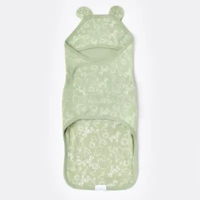 Bibaby Erkek Bel Destekli Kundak Zoo Is Good Lime Cream