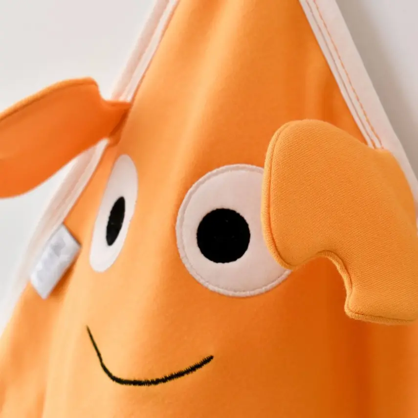 Bibaby Erkek Havlu Crab Ekru - Turuncu - 6