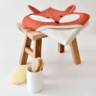 Bibaby Erkek Havlu Sweet Fox Ekru - Kiremit - 2