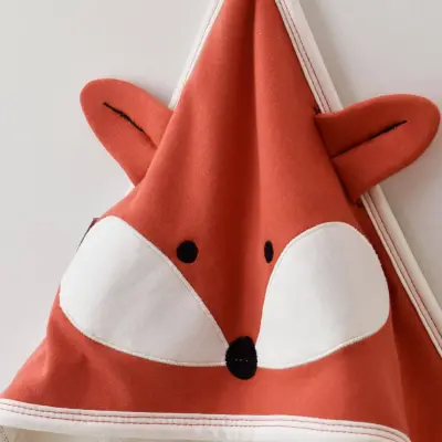 Bibaby Erkek Havlu Sweet Fox Ekru - Kiremit - 10