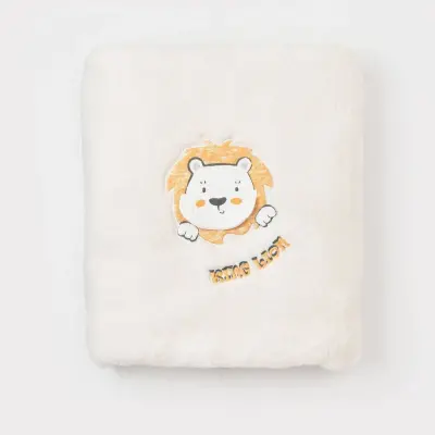 Bibaby Erkek Havlu Welsoft King Lion Ekru