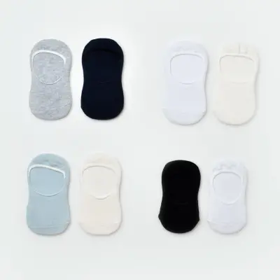 Bibaby Erkek Organik Babet Çorap 2li Basic Beyaz - Ekru - 4