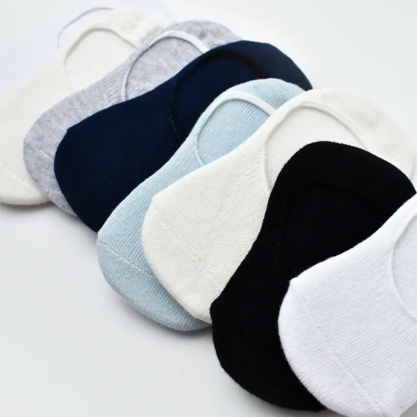 Bibaby Erkek Organik Babet Çorap 2li Basic Lacivert - Gri - 8