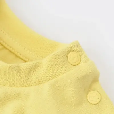 Bibaby Erkek Organik Salopet Tulum Baby Racoon Lemon Gross Vanilla Ice - 3