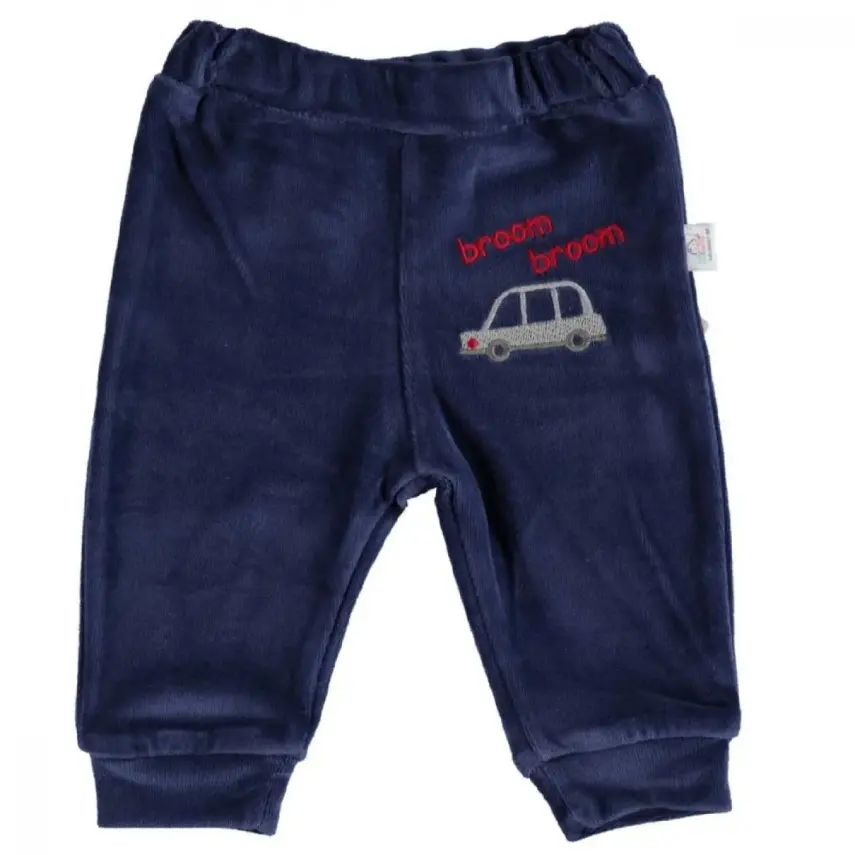 Bibaby Erkek Pantolon Patiksiz Bimini Kadife Araba Lacivert - 1