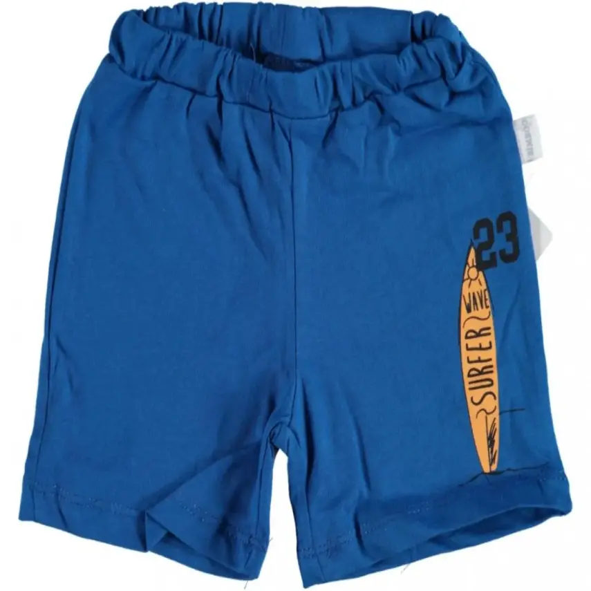 Bibaby Erkek Şort Bimboo Surfer Saks - 1