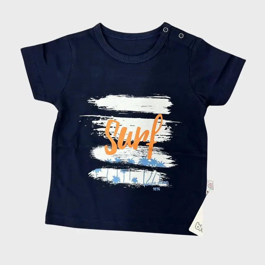 Bibaby Erkek T-Shirt Bimini Surfing Go Lacivert - 2
