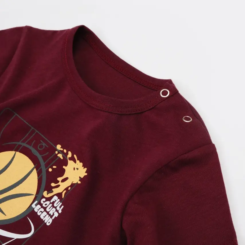 Bibaby Erkek T-Shirt Bimini The Baseball Bordo - 5