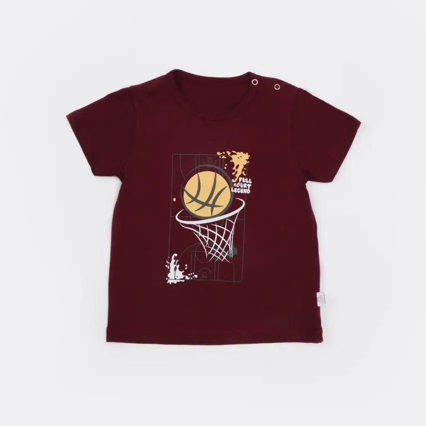 Bibaby Erkek T-Shirt Bimini The Baseball Bordo - 1
